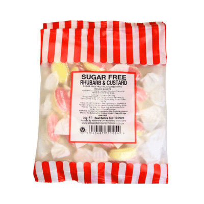 Sugar Free Rhubarb & Custard 75g