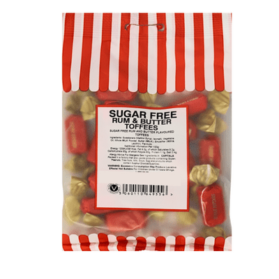 Sugar Free Rum & Butter 75g
