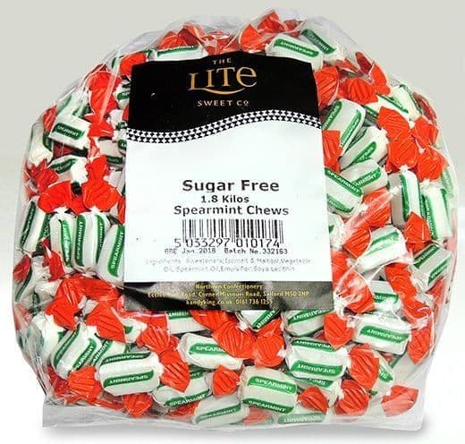 SUGAR FREE SPEARMINT CHEW 2kg
