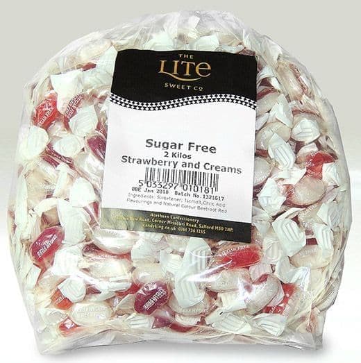 SUGAR FREE STRAWBERRY  & CREAM 2kg