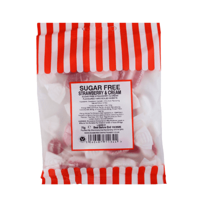 Sugar Free Strawberry & Cream 75g
