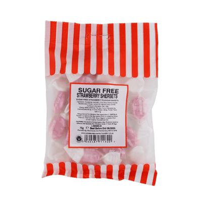 Sugar Free Strawberry Sherbets 75g