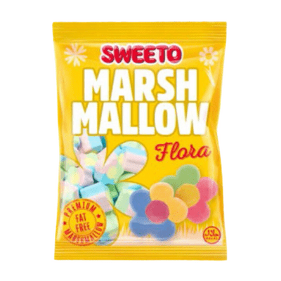 SWEETO FLORAL MARSHMALLOWS 12X140G