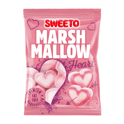 SWEETO HEART MARSHMALLOWS 12X140G