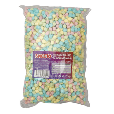SWEETO MINI MULTICOLOUR MARSHMALLOWS 1KG