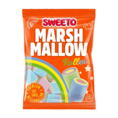 SWEETO ROLLER MARSHMALLOWS 12X140G