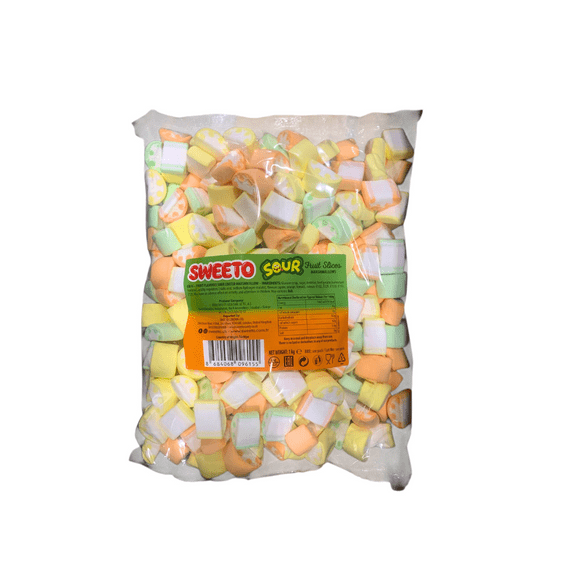 Sweeto Sour Fruit Slices Marshmallows 1kg