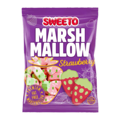 SWEETO STRAWBERRY MARSHMALLOWS 12X140G