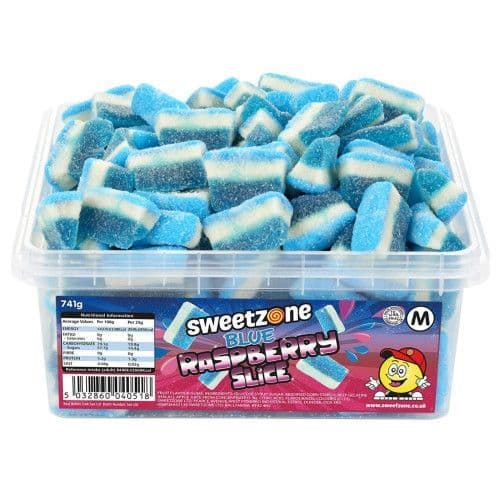 SWEETZONE BLUE RASPBERRY SLICES TUB