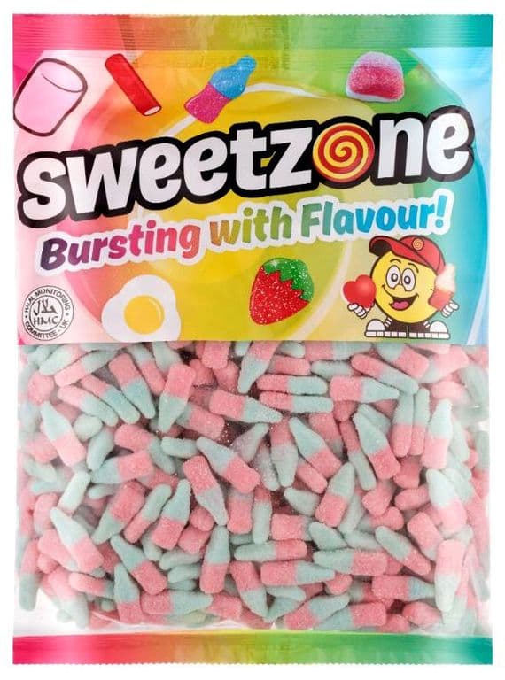 SWEETZONE BUBBLEGUM BOTTLES 1KG