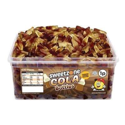 SWEETZONE COLA BOTTLES 805G TUB