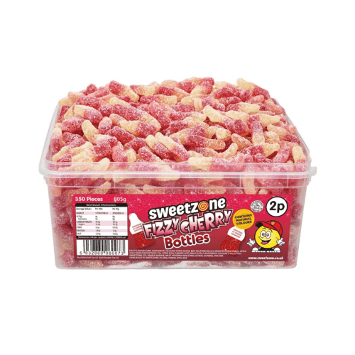 SWEETZONE FIZZY CHERRY BOTTLES TUB