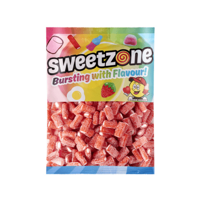 SWEETZONE FIZZY STRAWBERRY PENCILS 1KG