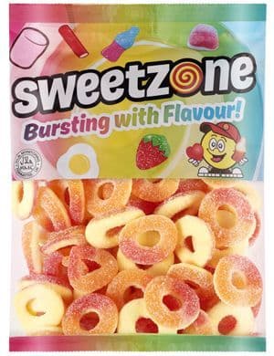 SWEETZONE PEACH RINGS 1KG