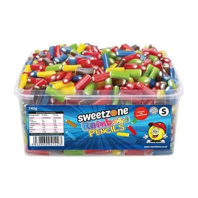 SWEETZONE RAINBOW PENCILS TUB