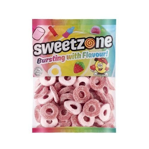 SWEETZONE SOUR STRAWBERRY RINGS 1KG