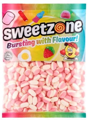 SWEETZONE STRAWBERRY PUFFS 1KG BAG