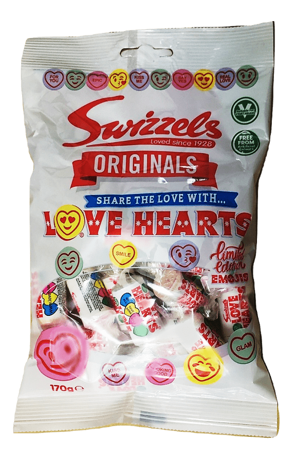 SWIZZELS LOVE HEARTS 12 x 142g | P.M £1