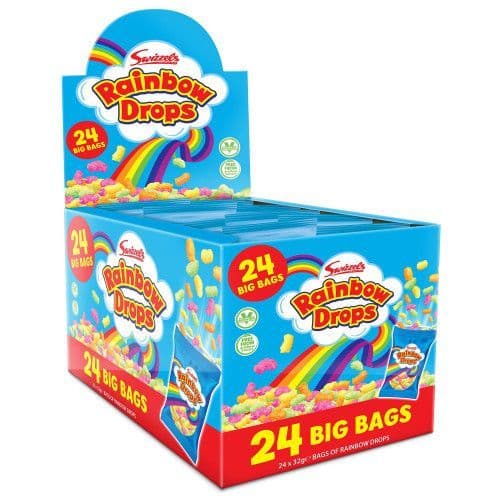 SWIZZELS RAINBOW DROPS: 24X32G