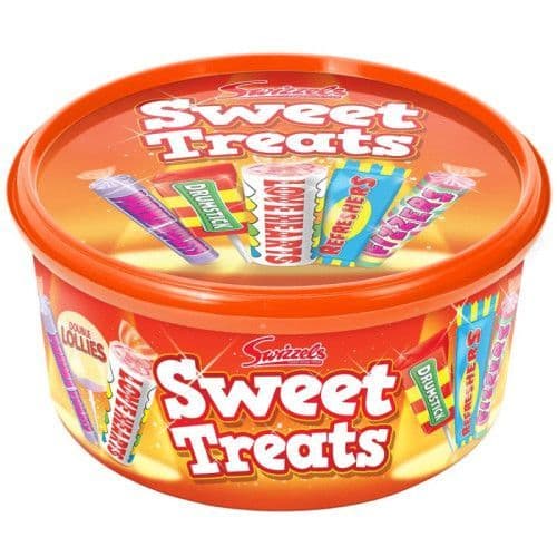 SWIZZELS SWEET TREATS TUB RED 600G