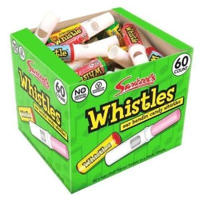 SWIZZELS WHISTLES 60X6G