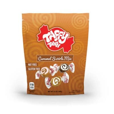 Taffy Town Caramel Swirls Taffy Pouch 8x340g