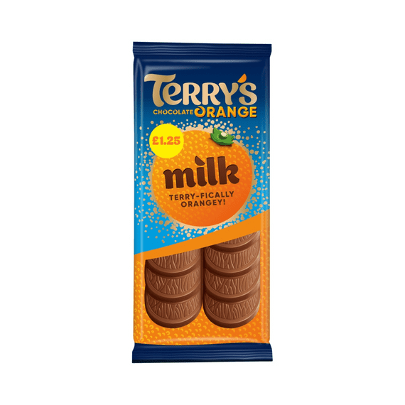 Terrys Milk Chocolate Orange Block £1.25 x 19