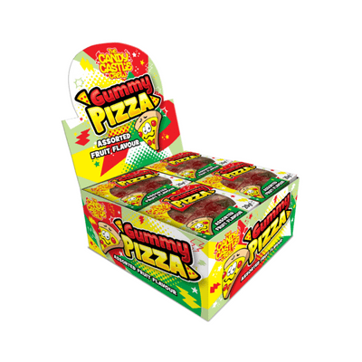 THE CANDY CASTLE GUMMY PIZZA 24 X 20G
