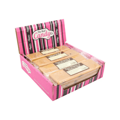 THE REAL CANDY CO RUM & RAISIN FUDGE BARS 16x130g