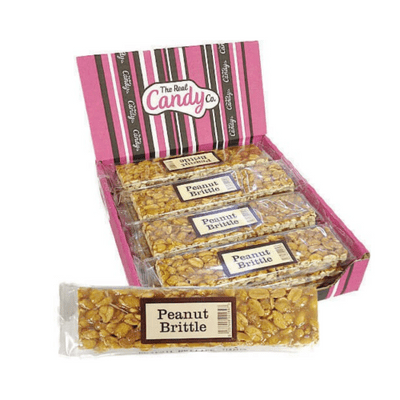 THE REAL CANDY CO SALTED BRITTLE BARS 12x130g