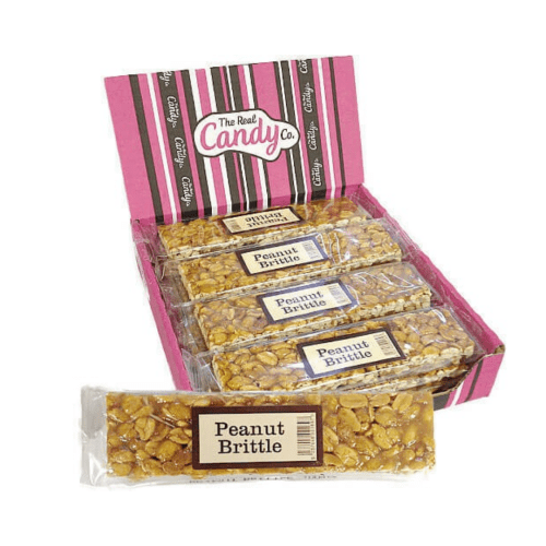 THE REAL CANDY CO SALTED BRITTLE BARS 12x130g