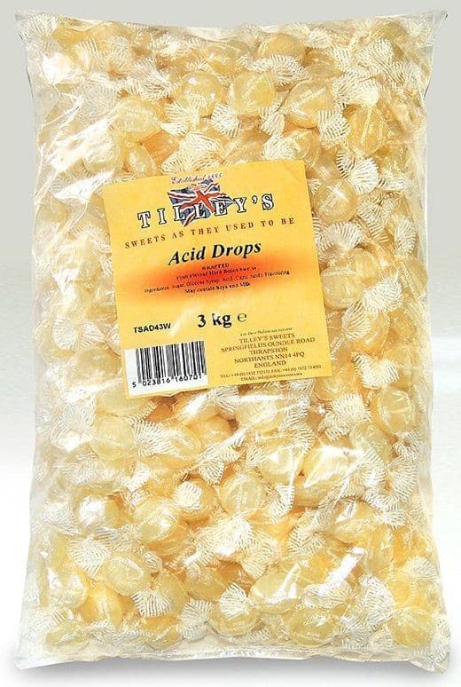 TIL08 TILLEY S ACID DROPS WRAPPED 3KG