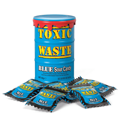 Toxic Waste Blue Drum 12 Count