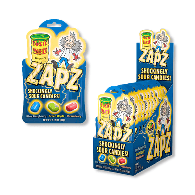 Toxic Waste Zaps Foil Pack 12x60g