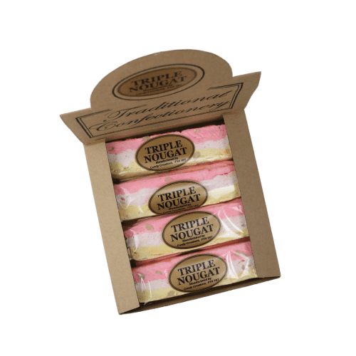 TRADITIONAL CONFECTIONERY TRIPLE NOUGAT BARS 16 COUNT