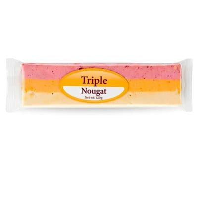 Triple Flavour Nougat Bar 24x120g
