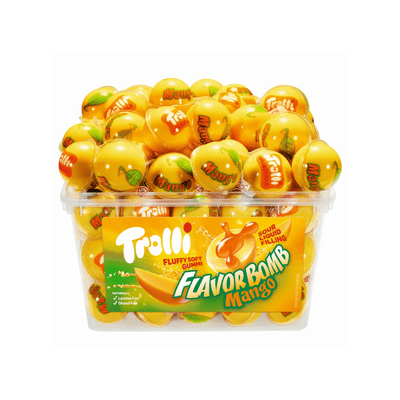 Trolli Mango Flavourbomb 3D Candy 60 Count