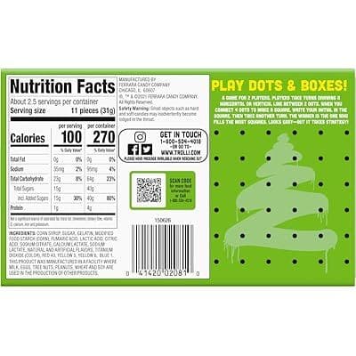 TROLLI SOUR BRITE TREES 85G