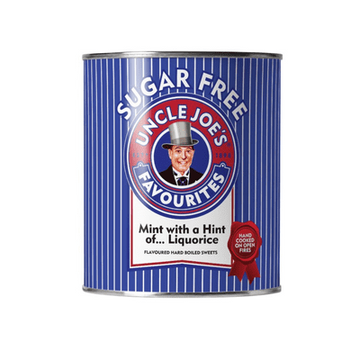 Uncle Joes Mint with a Hint ofLiquorice - SUGAR FREE Tin