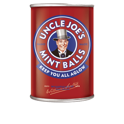 Uncle Joes Mintballs 120G Tin