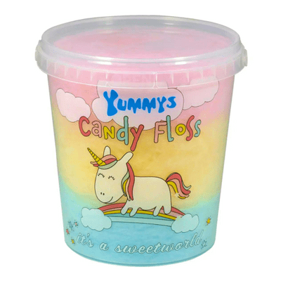 UNICORN CANDYFLOSS TUB 6x50G