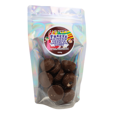 Urney Freeze Rainbow Crunch Chocolate Candy Pouch 24x120g