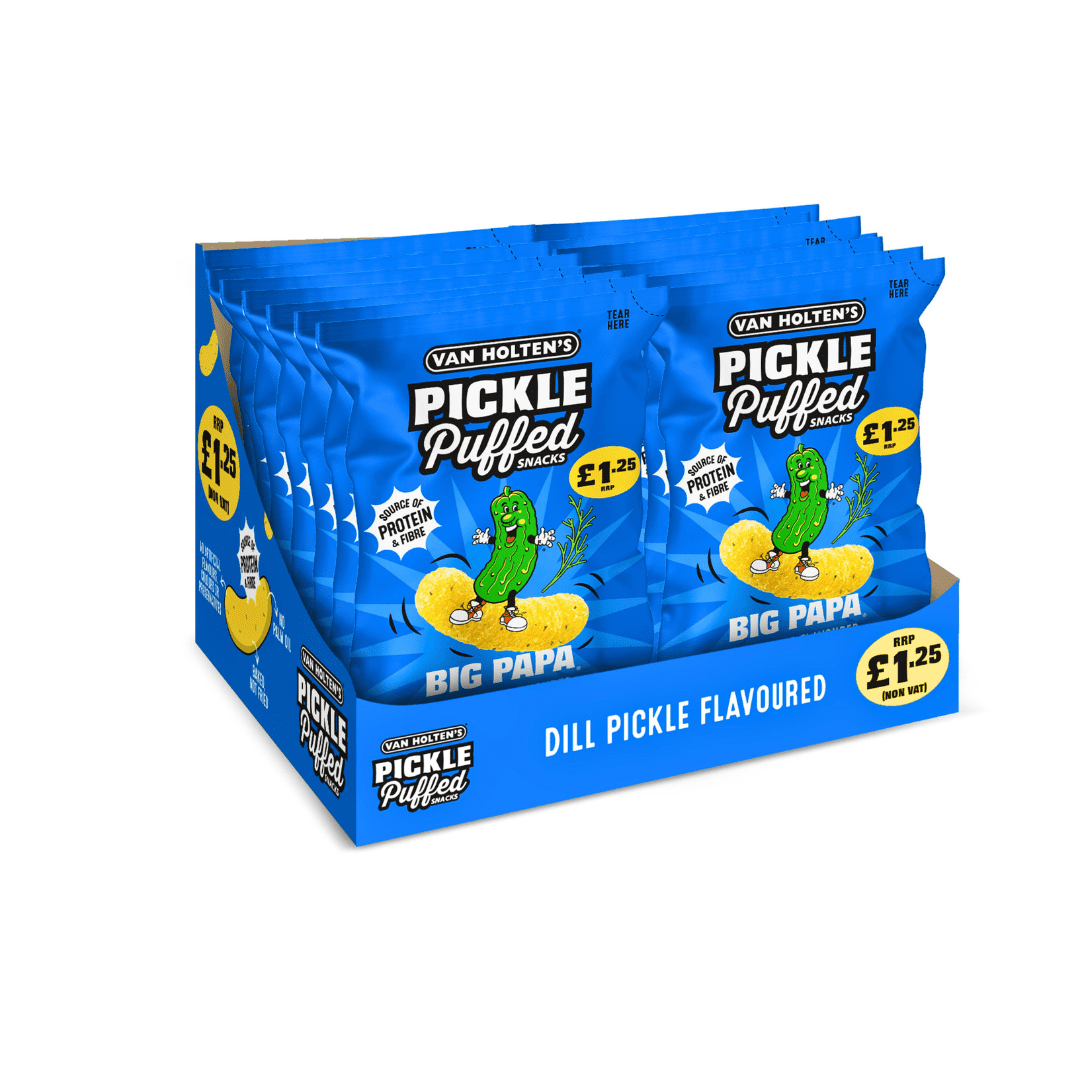 Van Holtens Big Pappa Pickle Puffs 14x50g 1 25 PMP