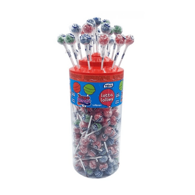 VIDAL ASSORTED TONGUE PAINTER LOLLY x150