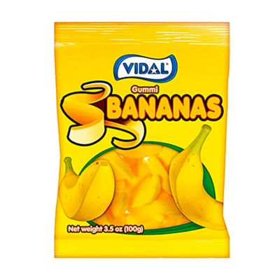VIDAL BANANAS 14x90G