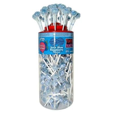 VIDAL BLUE RASPBERRY TONGUE PAINT LOLLY  x150 COUNT