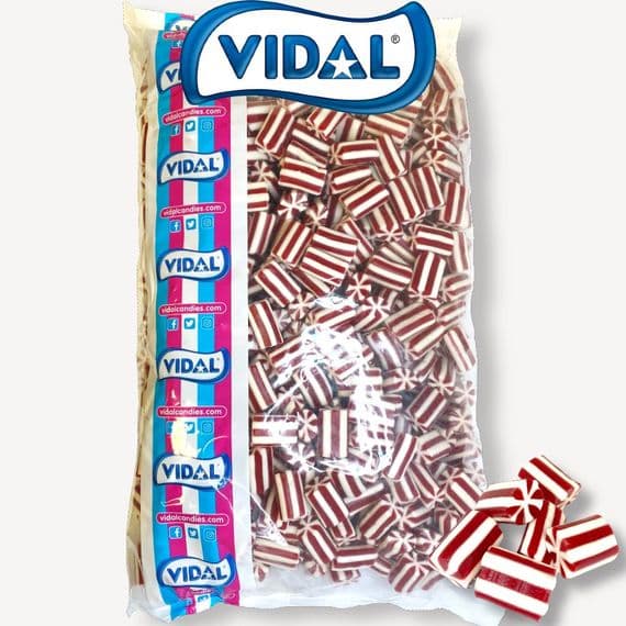 VIDAL CANDY CANES 3KG POLY