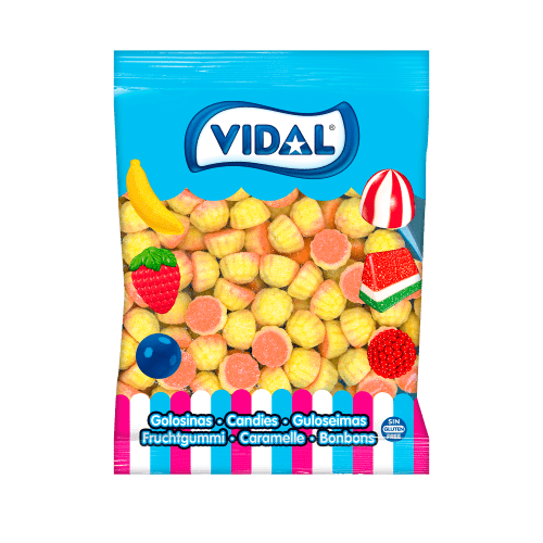 VIDAL FIZZY CARAMEL KISSES 1.5KG