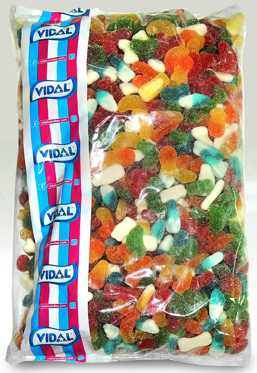 VIDAL FIZZY JELLY MIX 3KG BAG