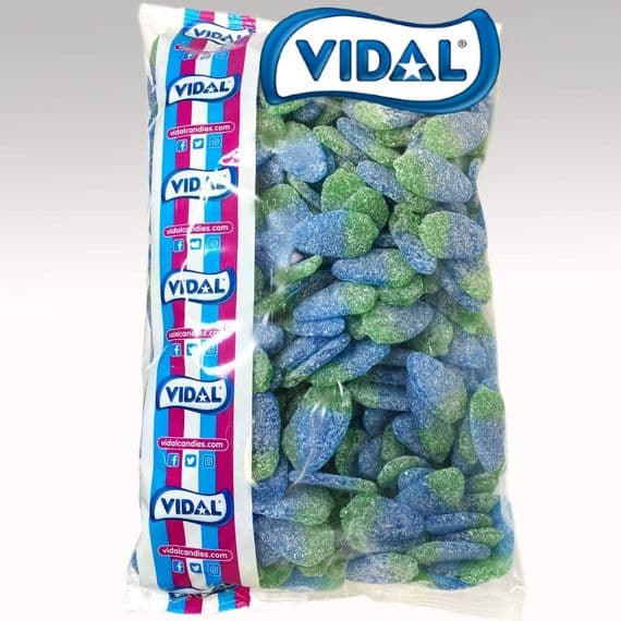 VIDAL GIANT SOUR BLUE RASPBERRIES 3KG
